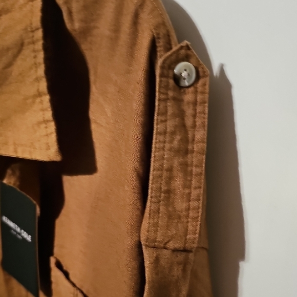 Kenneth Cole New York Brown Casual Button Down Shirt - Picture 4 of 6